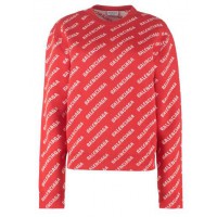 All-over logo crew-neck sweater